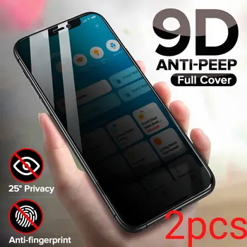 1-2 ks Privacy Screen Protector pre Xiao Poco X4 Pro X3 NFC F3 F4 GT M4 M3 Mi 11T 11 Lite 10 TON 9T 9 SE MAX 3 Anti-Spy Sklo