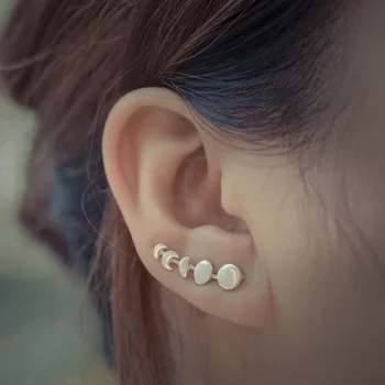 Kórejský Earings Módne Šperky Fáz Mesiaca Horolezcov Oorbellen Earings Pre Ženy, Svadobné Earing Stud Náušnice Veľkoobchod