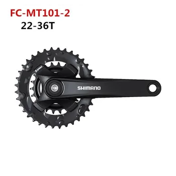 Pre Shimano FC-MT101-2 Kuky HYPERDRIVE MTB 2x9s horský Bicykel Bicykel predné chainwheel kľukou FC MT101-2 22-36T Príslušenstvo