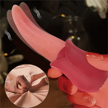 Rose Realistické Jazyk Lízanie Klitorálny Stimulácia Bradavky Silný Stimulátor Vibrátory Dospelé Samice Sexuálne Hračky pre Ženy, Páry